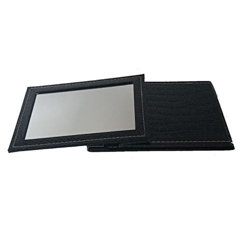 Jtbling Protable Folding Vanity Mirror with Adjustable Stand, Travel Mirror Makeup Mirror (Black) - Image 5