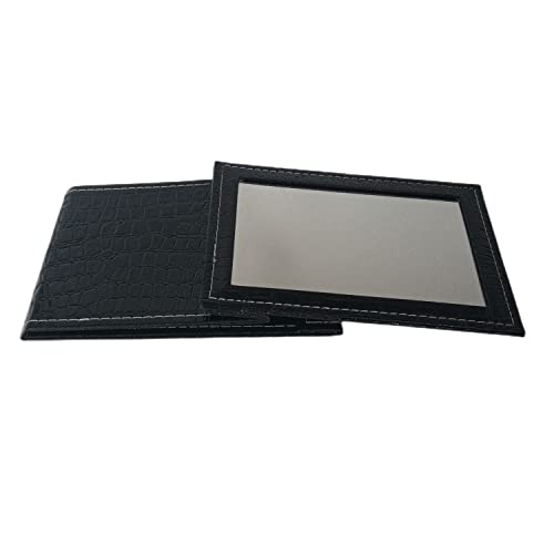 Jtbling Protable Folding Vanity Mirror with Adjustable Stand, Travel Mirror Makeup Mirror (Black) - Image 4