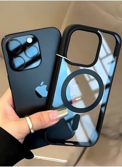 Mida Magnetic Case for iPhone 15 Pro Max by Mida, compatible with MagSafe, shockproof protective case, transparent phone case with strong magnet, slim case for Apple iPhone 15 Pro Max 6.7-inch  - Image 5