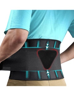 Cool Baby COOLBABY Waist Support Belt Suitable For Men And Women Back Support Belt Breathable Lumbar Support Belt Lumbar Cushion Relieve Low Back Pain Relieve Herniated Disc Sciatica Scoliosis XL Size  - Image 1
