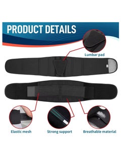 Cool Baby COOLBABY Waist Support Belt Suitable For Men And Women Back Support Belt Breathable Lumbar Support Belt Lumbar Cushion Relieve Low Back Pain Relieve Herniated Disc Sciatica Scoliosis XL Size  - Image 3