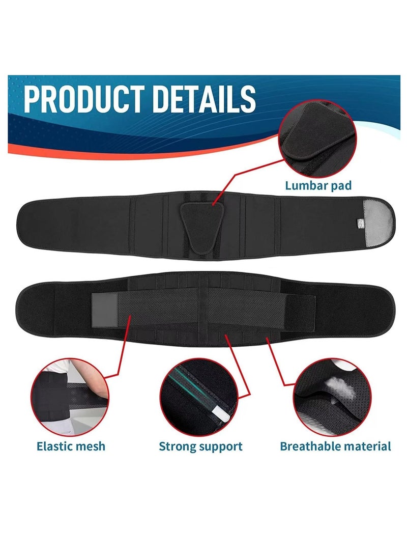 Cool Baby COOLBABY Waist Support Belt Suitable For Men And Women Back Support Belt Breathable Lumbar Support Belt Lumbar Cushion Relieve Low Back Pain Relieve Herniated Disc Sciatica Scoliosis XL Size  - Image 3