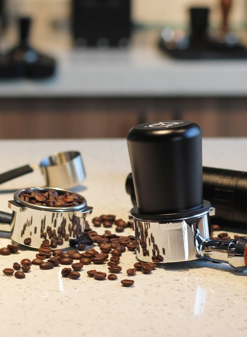 SYOSI كوب قياس بسعة 53 مم، كوب قياس قهوة الإسبريسو يتناسب مع فلاتر بريفيل، كوب قياس للفلاتر ملحقات ماكينة قهوة الإسبريسو، أسود - Image 3