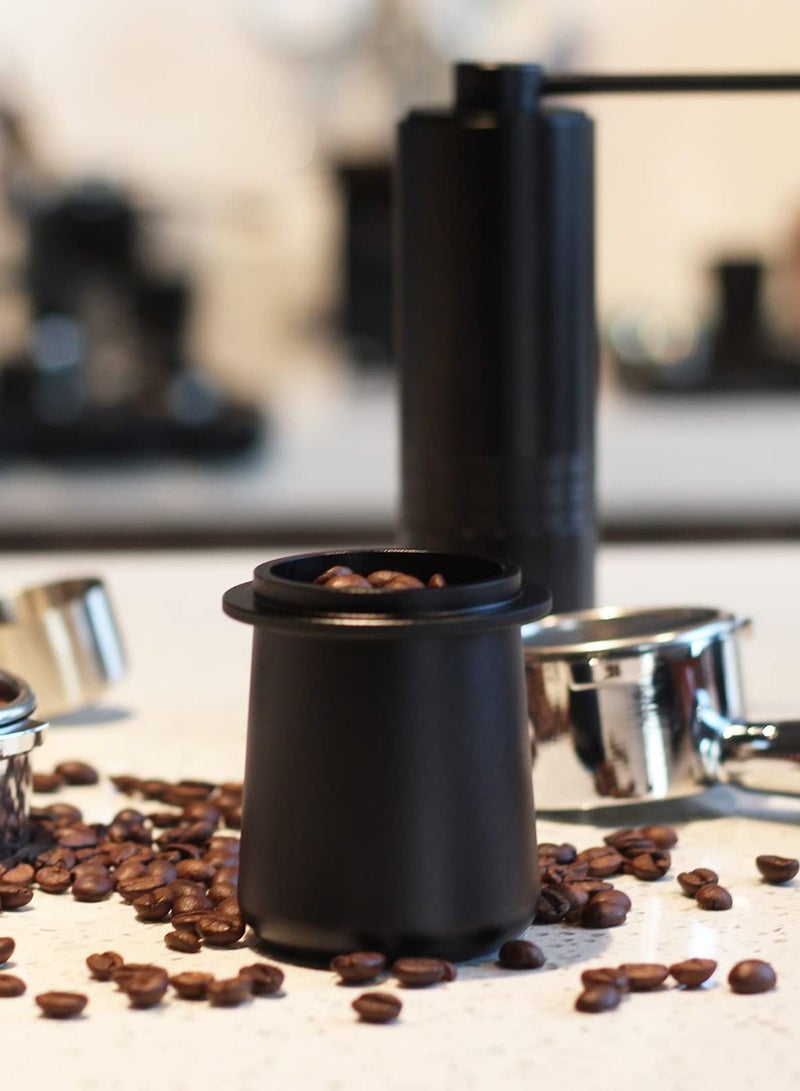 SYOSI كوب قياس بسعة 53 مم، كوب قياس قهوة الإسبريسو يتناسب مع فلاتر بريفيل، كوب قياس للفلاتر ملحقات ماكينة قهوة الإسبريسو، أسود - Image 2