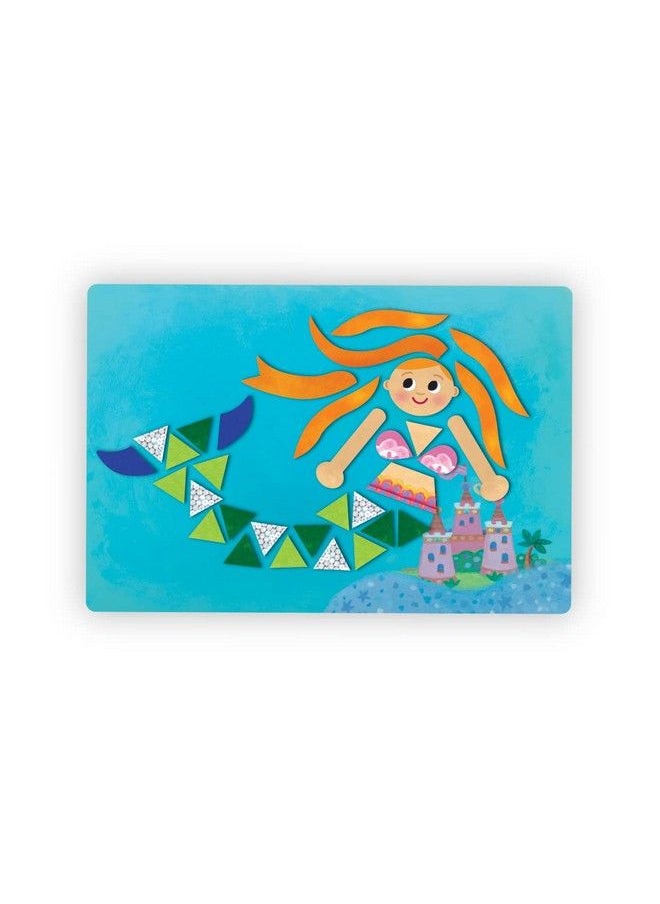 Peaceable Kingdom - Mermaid Island Sparkle Mosaics Magnet Design Mosaic - Image 1