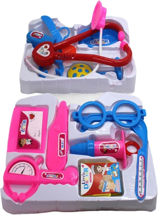 SHRISA Creation Doctor Playset for Kids, Play Doctor Set with Foldable Suitcase, Doctor Kit Toyset for Kids Above 3 Years (Multicolor) (Blue) - Image 5