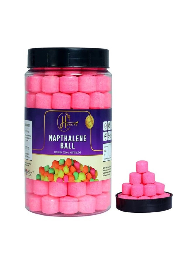 Henlys Pink Naphthalene Balls for Clothes | Bathroom | Wardrobe | Pantry | Moth, Protect Clothes 100% Safe | Smell Free | Stain-Free/Germs Free (400) - Image 1