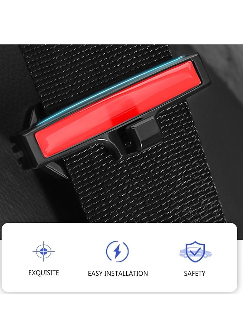SOLARAE 4 Packs Car Seat Belt Adjuster Seat Belts Clip Universal for Vehicle Automobile Safety Comfort Shoulder Neck Strap Positioner for Adults Kids - Image 5