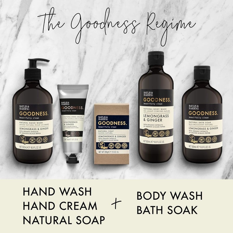 Baylis & Harding غسول الجسم بايليس هاردينغ جودنس بالليمون والزنجبيل 500 مل صديق للنباتيين - Image 4