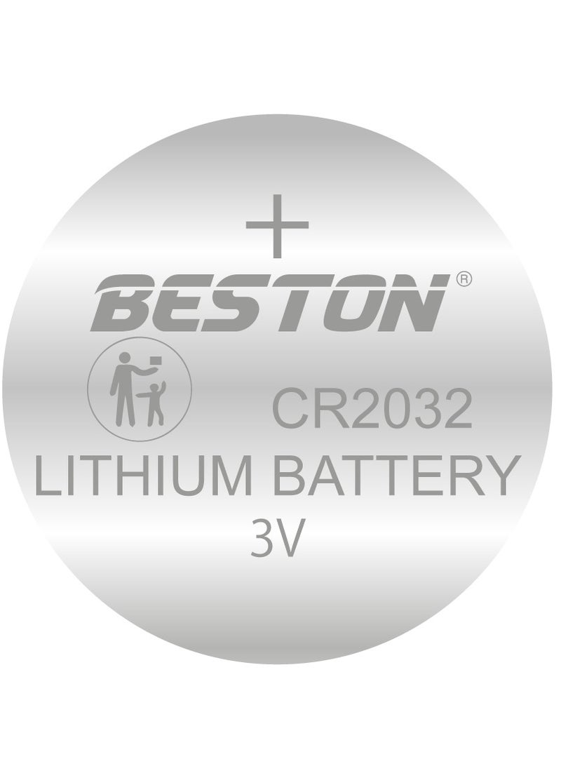 Beston Lithium Battery CR-2032 5 PCS: Pack of five lithium batteries with CR-2032 specifications, suitable for various devices. - Image 3