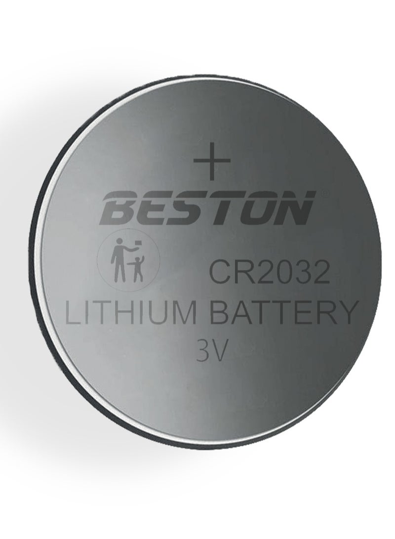Beston Lithium Battery CR-2032 5 PCS: Pack of five lithium batteries with CR-2032 specifications, suitable for various devices. - Image 2