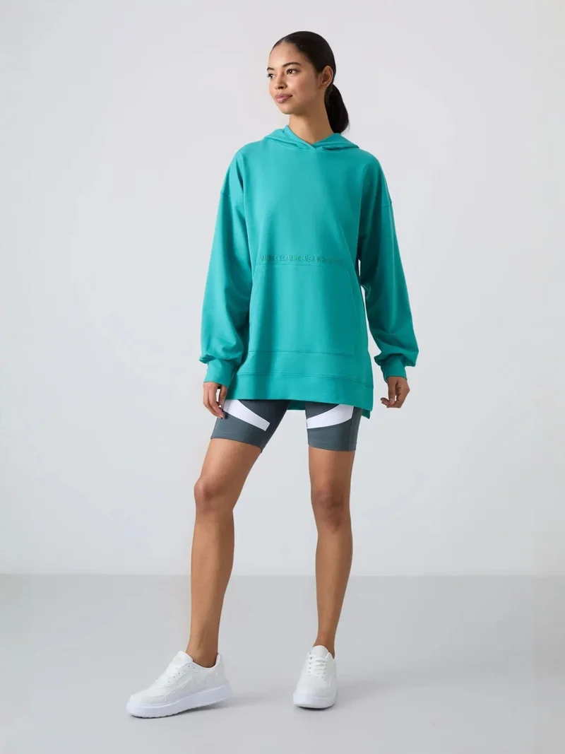 Tommylife TOMMY Oversized Printed Hooded Sweatshirt