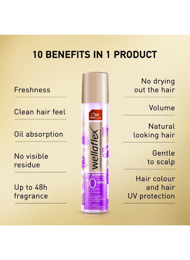 WELLA Dry Shampoo – Volumizing, Oil Absorption, UV & Color Protection - Wild Berry Touch 180ml - Image 2