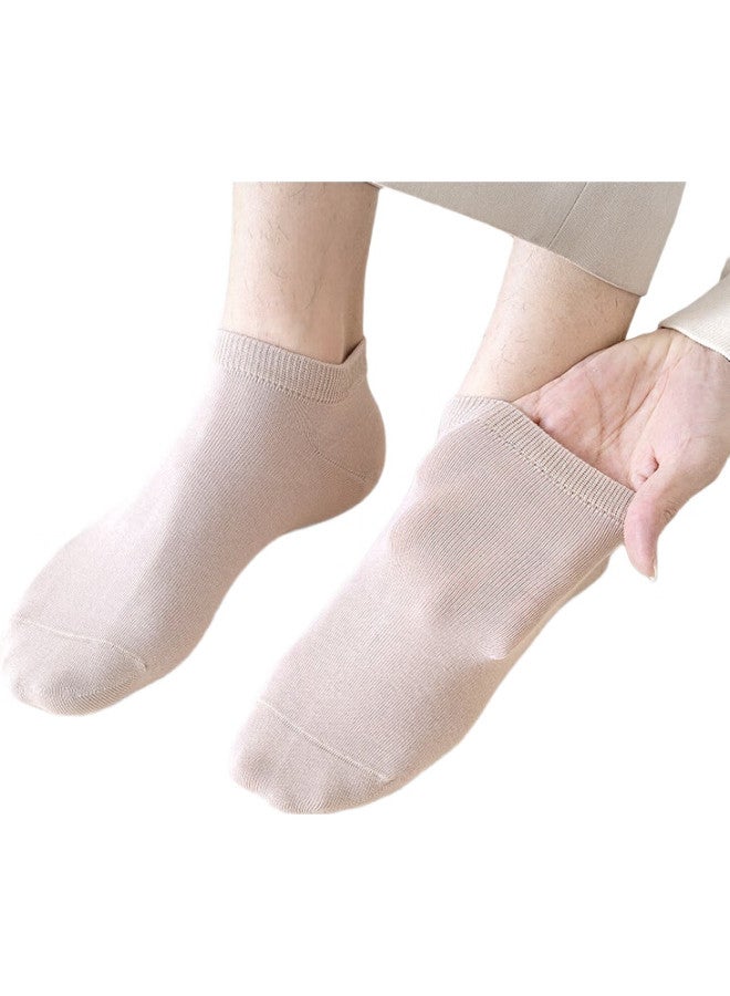 COTTON جوارب للرجال، موسم الربيع والصيف، [100% قطن نقي 7A مضاد للبكتيريا ومقاوم للرائحة]، جوارب كاحل رقيقة قابلة للتنفس، 6 أزواج - Image 2
