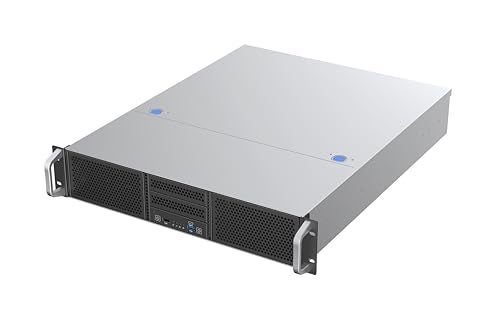 Rosewill 2U Rackmount Server Chassis | Supports up to 8 x 3.5 HDD | ATX Motherboard Support | 2U/CRPS PSU | 3 x 80mm PWM Fans | USB 3.2 Type-C | RSV-Z2008 - Image 1