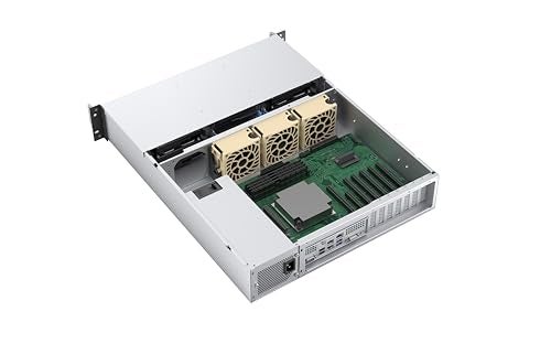 Rosewill 2U Rackmount Server Chassis | Supports up to 8 x 3.5 HDD | ATX Motherboard Support | 2U/CRPS PSU | 3 x 80mm PWM Fans | USB 3.2 Type-C | RSV-Z2008 - Image 4