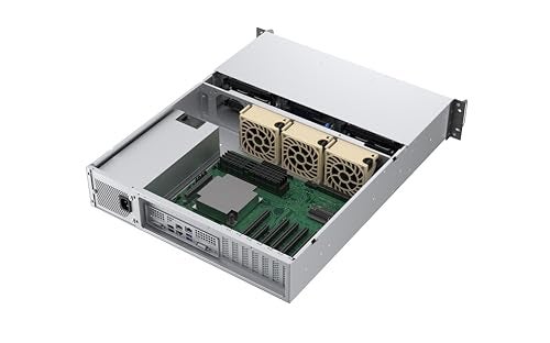 Rosewill 2U Rackmount Server Chassis | Supports up to 8 x 3.5 HDD | ATX Motherboard Support | 2U/CRPS PSU | 3 x 80mm PWM Fans | USB 3.2 Type-C | RSV-Z2008 - Image 3