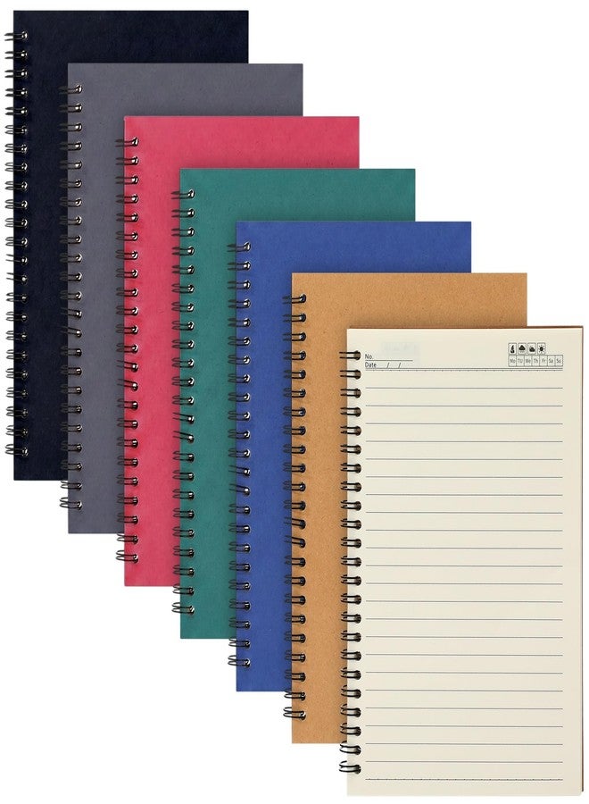 Epakh 6 Pack Spiral Notebooks A5 Bulk Back to School Hardcover Spiral Journal Notebook 5.5 x 8.3 Inch, First Day of School Journal Paper Notebook for Writing, 50 Sheets 100 Page - Image 1
