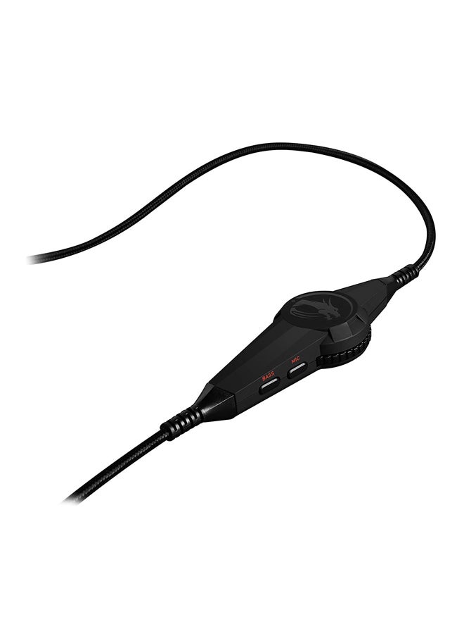 MSI Over-Ear Wired Gaming 7.1 Surround Stereo Headphones Black/Red - Image 5