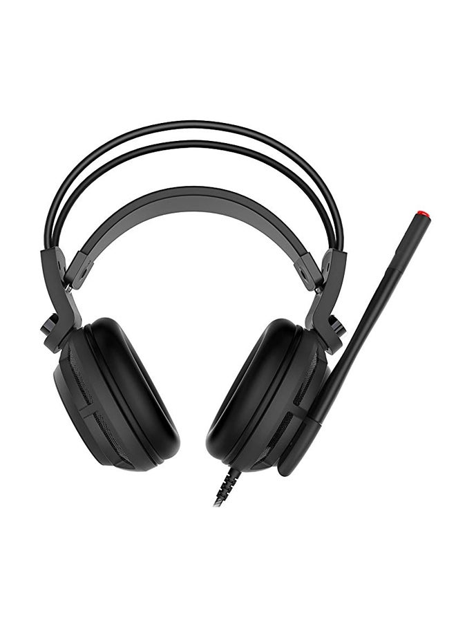 MSI Over-Ear Wired Gaming 7.1 Surround Stereo Headphones Black/Red - Image 1