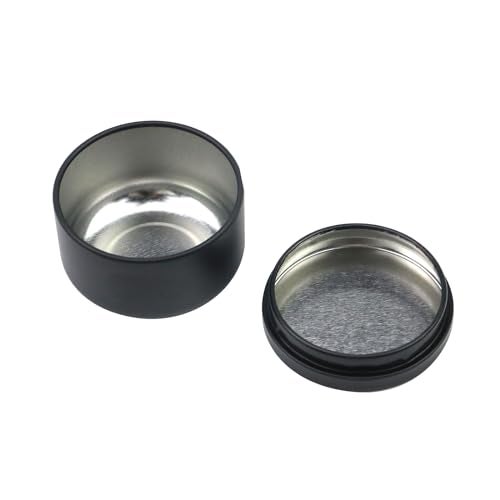 Geesatis 3 oz Empty Candle Tins with Lids (16 Pcs) - Metal Candle Containers Jars for Candle Making, Storage - Airtight, Black - Image 5