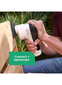 BLACK+DECKER 12V Cordless Sander Eco Made From 50 Percent Recycled Material For Finishing Touches To Diy Needs Revds12C Gb  - Image 3