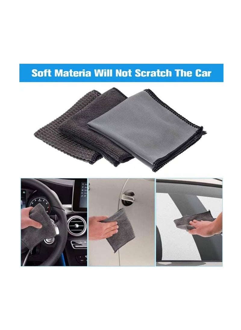 Dubkart - 9 Pieces Microfiber Car Cleaning Kit - Image 1