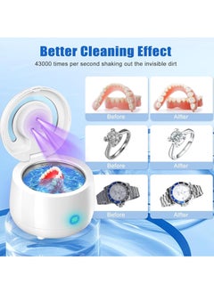 Generic Ultrasonic Retainer Cleaner, Ultrasonic UV Cleaner Retainer Cleaning Machine, Dental Cleaning Machine, Professional Ultrasonic Retainer Cleaner Machine for All Dental  - Image 3