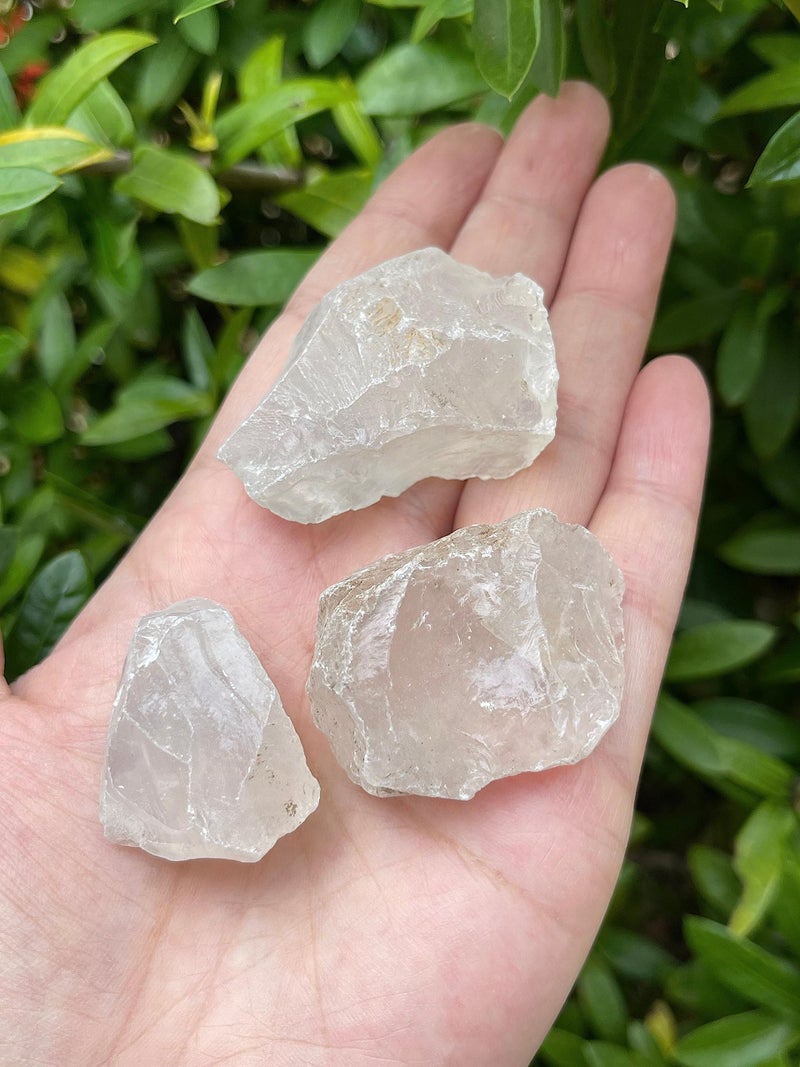 GAF TREASURES Wholesale Raw Clear Quartz Crystals, Natural Clear Quartz Stone, Natural Rough Clear Quartz Crystals, Clear Quartz Rough, Clear Quartz Healing Crystals (Clear Quartz, 0.25 Pound) - Image 4