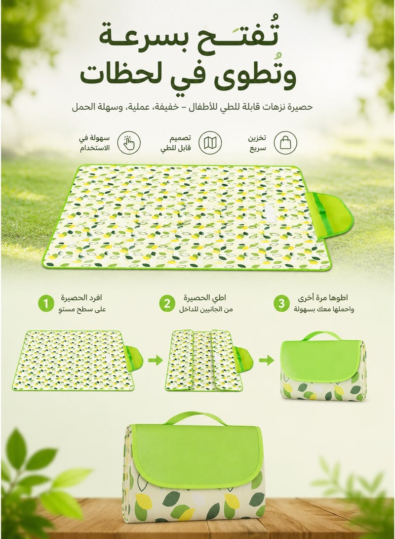 Aji Foldable Children's Outdoor Beach Personalized Camping Sleep Picnic Mat - Durable & Comfortable - Image 3