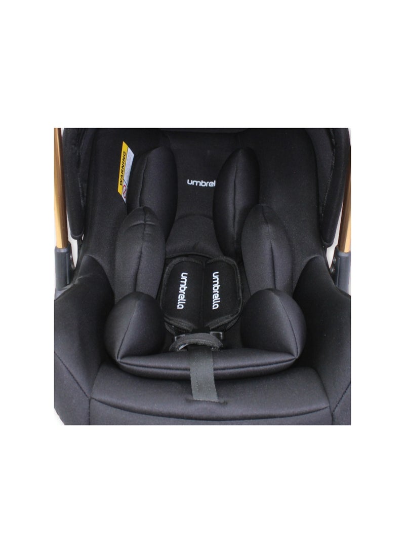 Umbrella Baby Car Seat Stag One – Black with Gold Hand - Image 4