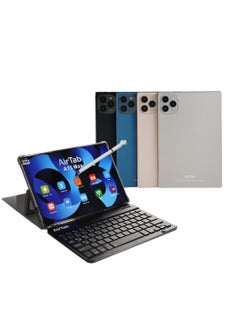 AirTab 10.1 -Inch Smart Tablet A15 MAX Android 13 Tablet With 1TB Storage and 16GB RAM Quad Core Wi-Fi LTE Dual Sim with Touch Pen and Keyboard - GREY  - Image 1