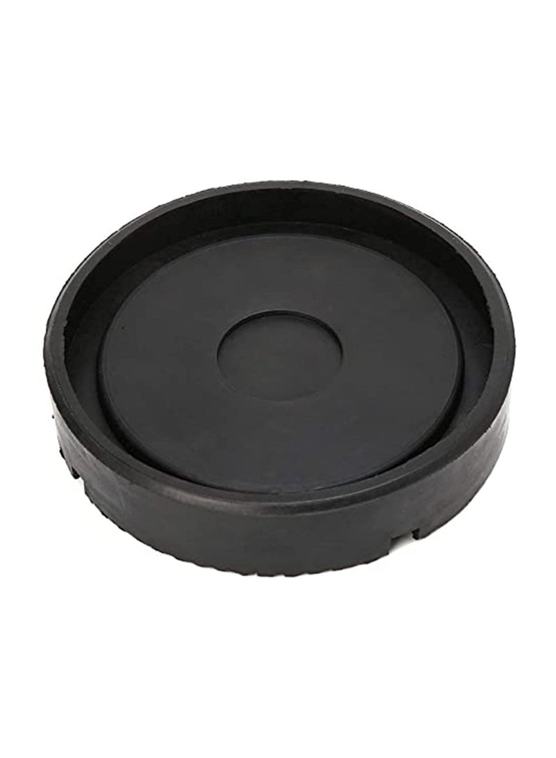 SYOSI 125mm Universal Floor Jack Rubber Pad Jack Pad Adapter Pinch Weld Side Frame Rail Protector Puck/Pad Maximum Load Bearing 3 Ton Soft Rubber Surface - Image 2