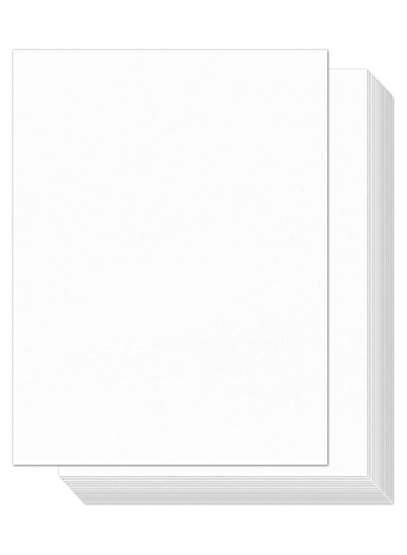 MARKQ [عبوة من 50] ورق كاردستوك أبيض A4، 180 جرام سمك ورق، 550 جرام – ورق كارد ثقيل للطباعة، ألبومات القصاصات، صنع البطاقات، الدعوات، القوائم، المنشورات، الأعمال اليدوية والفنون (21 × 29.7 سم) - Image 3