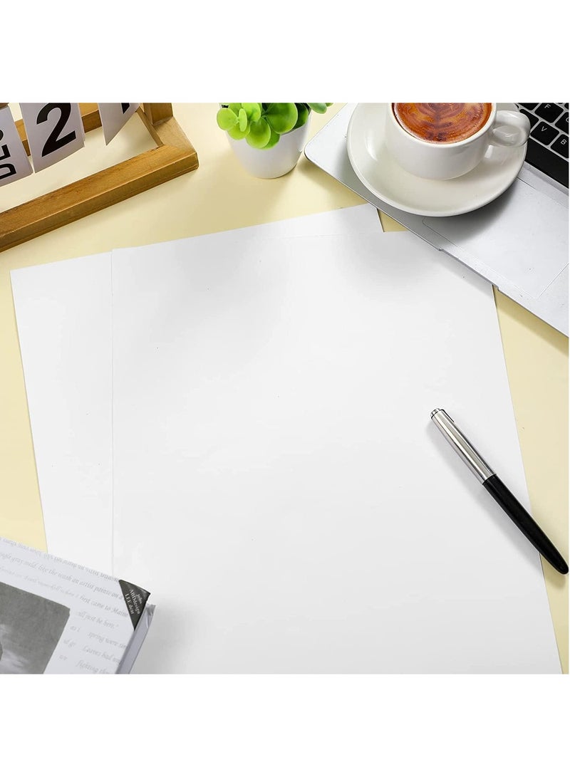 MARKQ [عبوة من 50] ورق كاردستوك أبيض A4، 180 جرام سمك ورق، 550 جرام – ورق كارد ثقيل للطباعة، ألبومات القصاصات، صنع البطاقات، الدعوات، القوائم، المنشورات، الأعمال اليدوية والفنون (21 × 29.7 سم) - Image 2