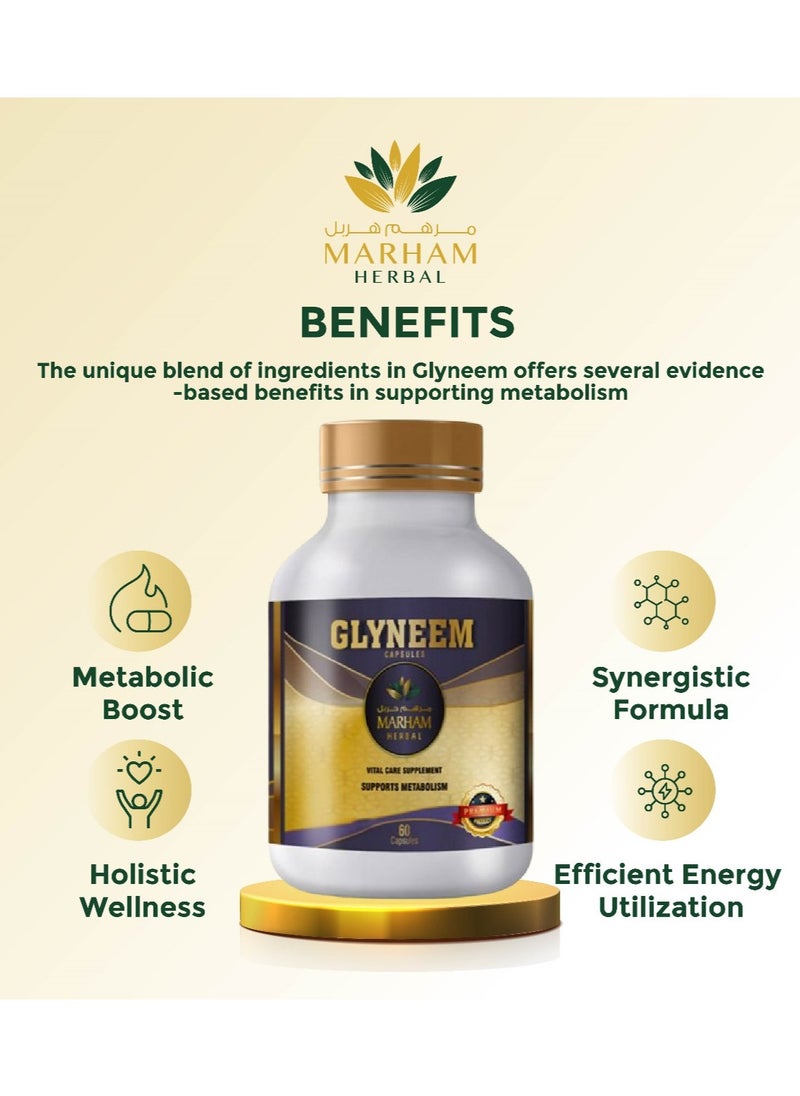 Glyneem Capsule: Vital Care Supplement to Supports Metabolism & Diabetic Support Formula | 60 Tablets - pzsku/ZA6B2FD55DE758C855C33Z/45/_/1727888075/40798b42-6409-4fb1-aeb4-11029e735853