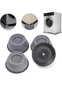 Oblivion Oblivion Anti-Vibration Pads for Washing Machine, Noise-Cancelling Rubber Feet & Plastic Washer Suction Cup, Fridge Leveling Feet, Refrigerator Stand Foot, Furniture Base Stand (4 - Piece)  - Image 4