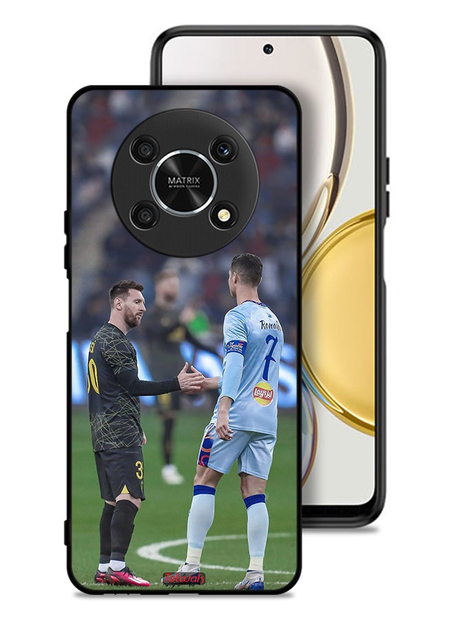 Tolwak Honor X9 5G Protective Case Cover Messi And Ronaldo - Image 1