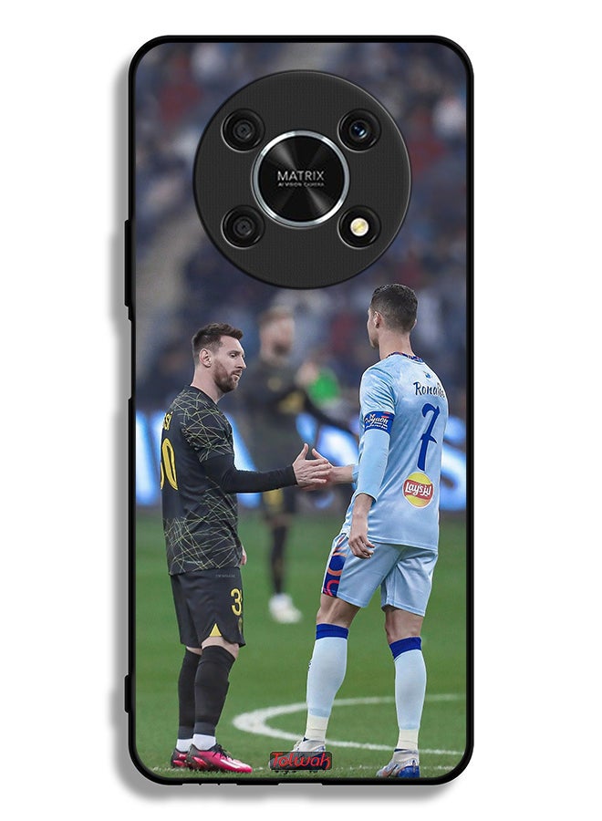 Tolwak Honor X9 5G Protective Case Cover Messi And Ronaldo - Image 2