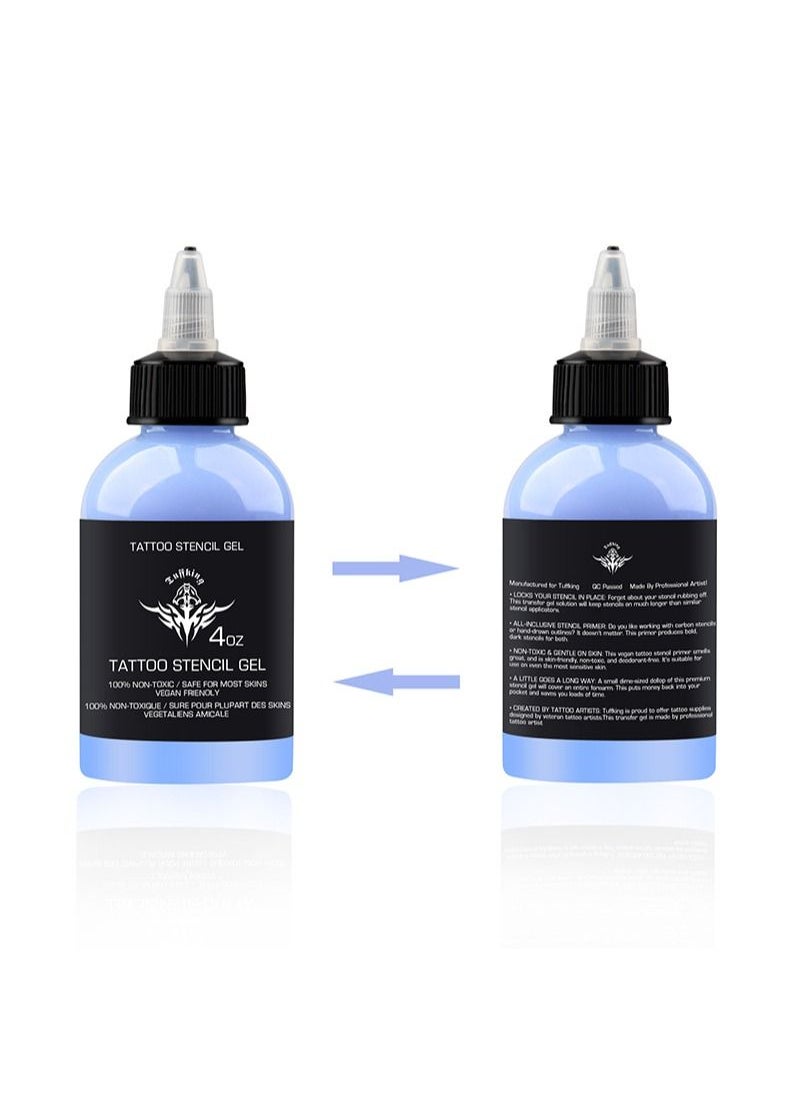 HaLunhi - Professional Tattoo Transfer Gel Template Base Paste Semi-permanent Tattoo Transfer Paste Transfer Paste Suitable for Transfer Paper Machine Tattoo Supplies Accessories 120ML - Image 1