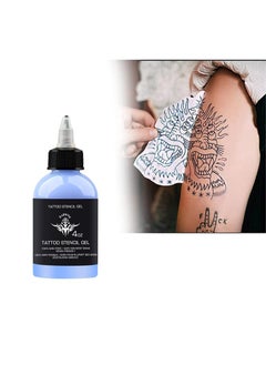 Professional Tattoo Transfer Gel Template Base Paste Semi-permanent Tattoo Transfer Paste Transfer Paste Suitable for Transfer Paper Machine Tattoo Supplies Accessories 120ML
