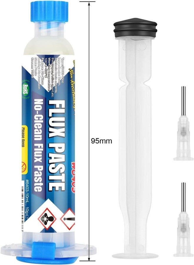 SCHOFIC UV-559 No-clean Halogen-free Soldering Flux Paste for Electronics, BGA Repair, 10mL Syringe - Image 4