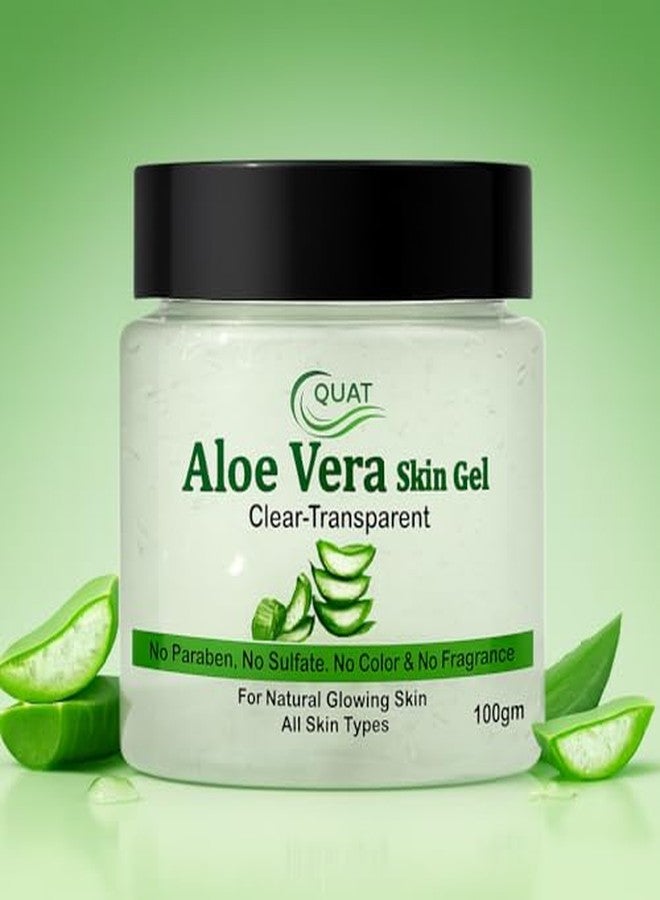 QUAT Aloe Vera Face Gel for Hydration, Soothing & Skin Repair | Lightweight Refreshing Gel for Dry, Irritated & Sensitive Skin | Daily Moisturizing Gel - 50g - Image 2