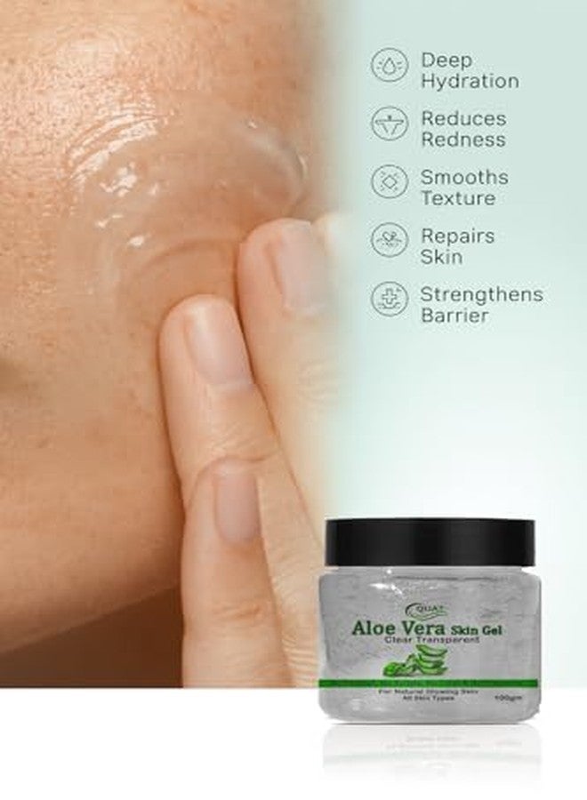 QUAT Aloe Vera Face Gel for Hydration, Soothing & Skin Repair | Lightweight Refreshing Gel for Dry, Irritated & Sensitive Skin | Daily Moisturizing Gel - 50g - Image 5