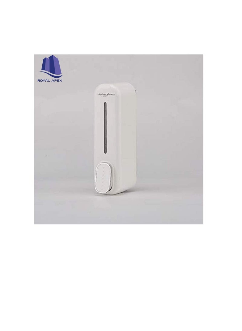 صندوق موزع صابون سائل للغسيل اليدوي على الحائط ، 350 مل (أبيض) - Image 3