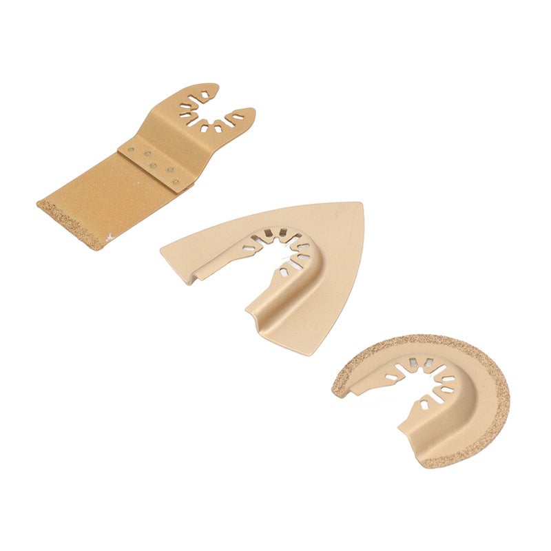 3Pcs Brazed Emery Oscillating Saw Blade Set for Tile and Marble Cutting - Image 4