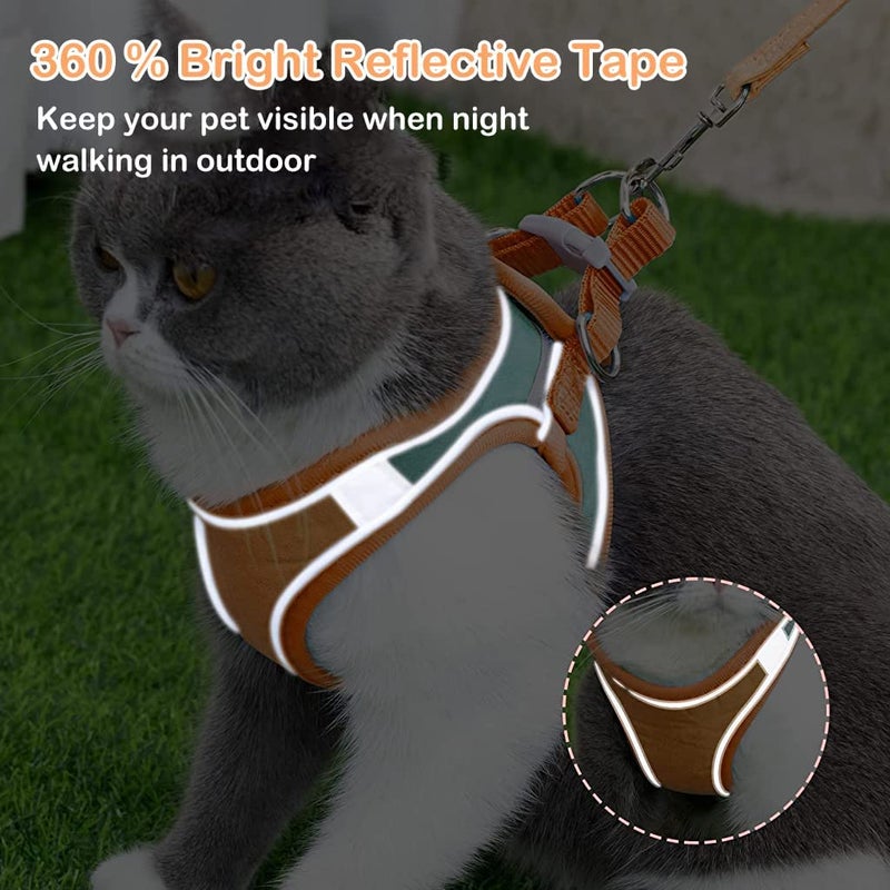 LARYNX Cat Harness with 1.5m Leash, Leash with Harness for Small Cat and Dog (M) - Image 5