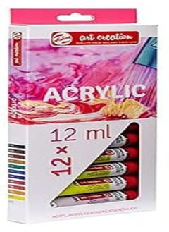 Talens Talens Set Of 12 Pieces Art Creation Acrylic - Multicolor, 12 Ml 