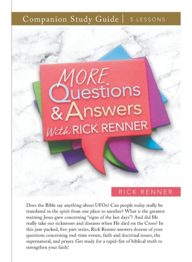 More Questions and Answers With Rick Renner Study Guide - Paperback