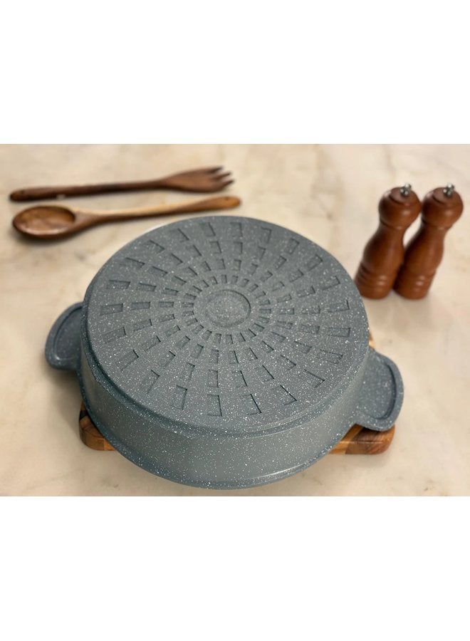 Glory Set of 2 Trays non-stick Size 26-30 Cm Grey - Image 3